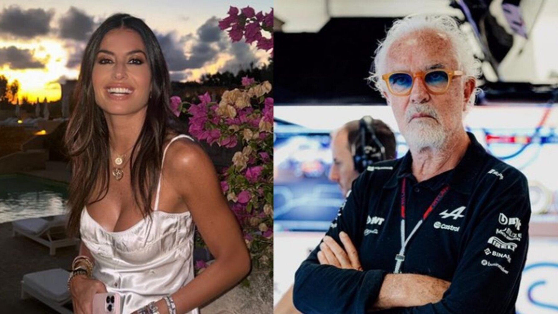 Flavio Briatore y Elisabetta Gregoraci