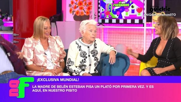 Carmen Menénez es la primera vez que se pone delante de las cámaras de televisión (YouTube).