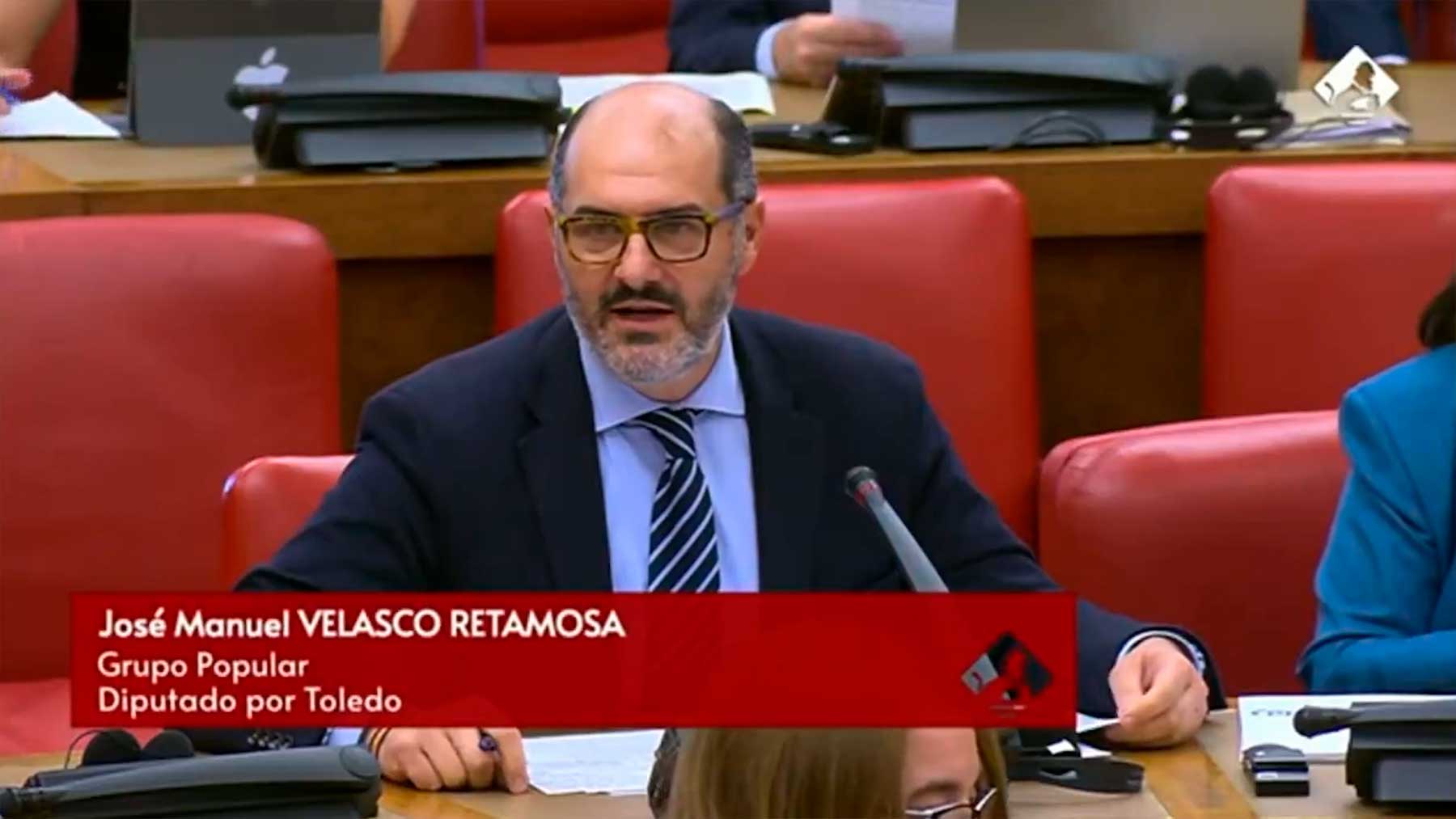 El diputado del PP, José Manuel Velasco Retamosa.