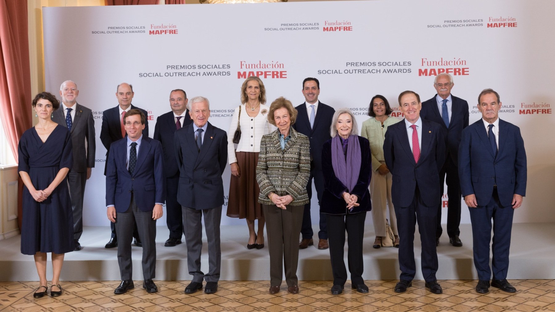 Foto de familia de los Premios Sociales de Fundación Mapfre