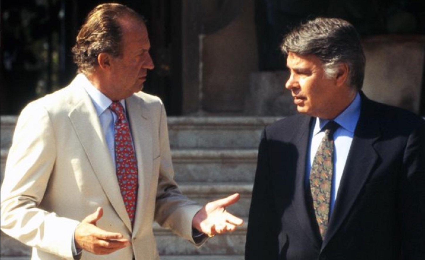 Juan Carlos I y Felipe González