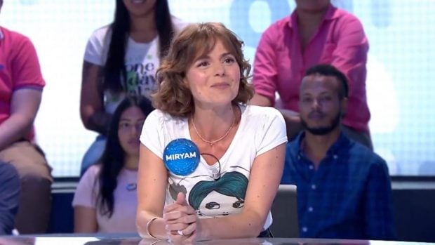 Miriam Gallego en el plato de Pasapalabra (Atresmedia).