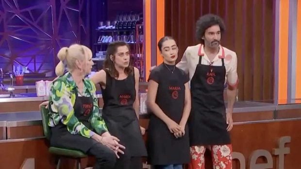 Momento de la expulsión final de 'MasterChef Celebrity 9'. (RTVE)