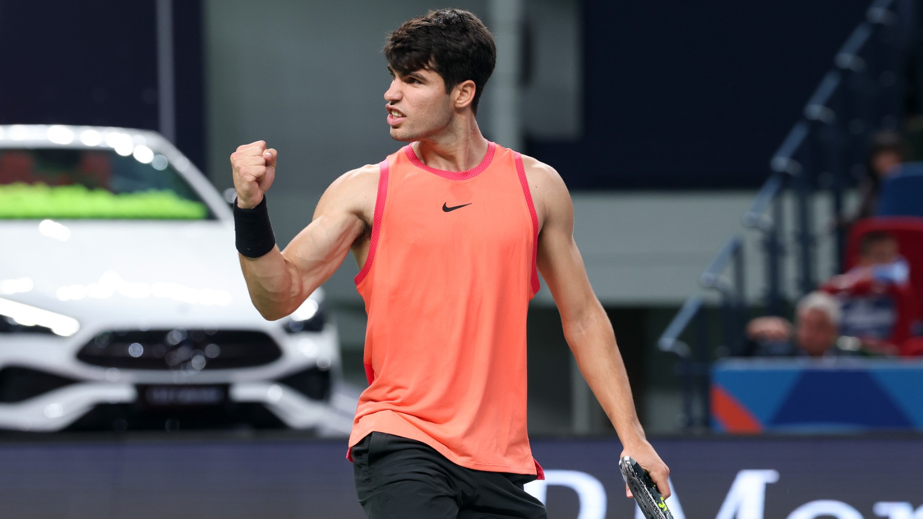 Carlos Alcaraz ya está en cuartos del Masters 1.000 de Shanghái. (Getty)