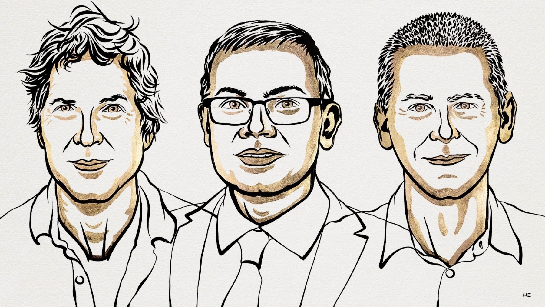 David Baker, Demis Hassabis y John M. Jumper, Premio Nobel de Química 2024.