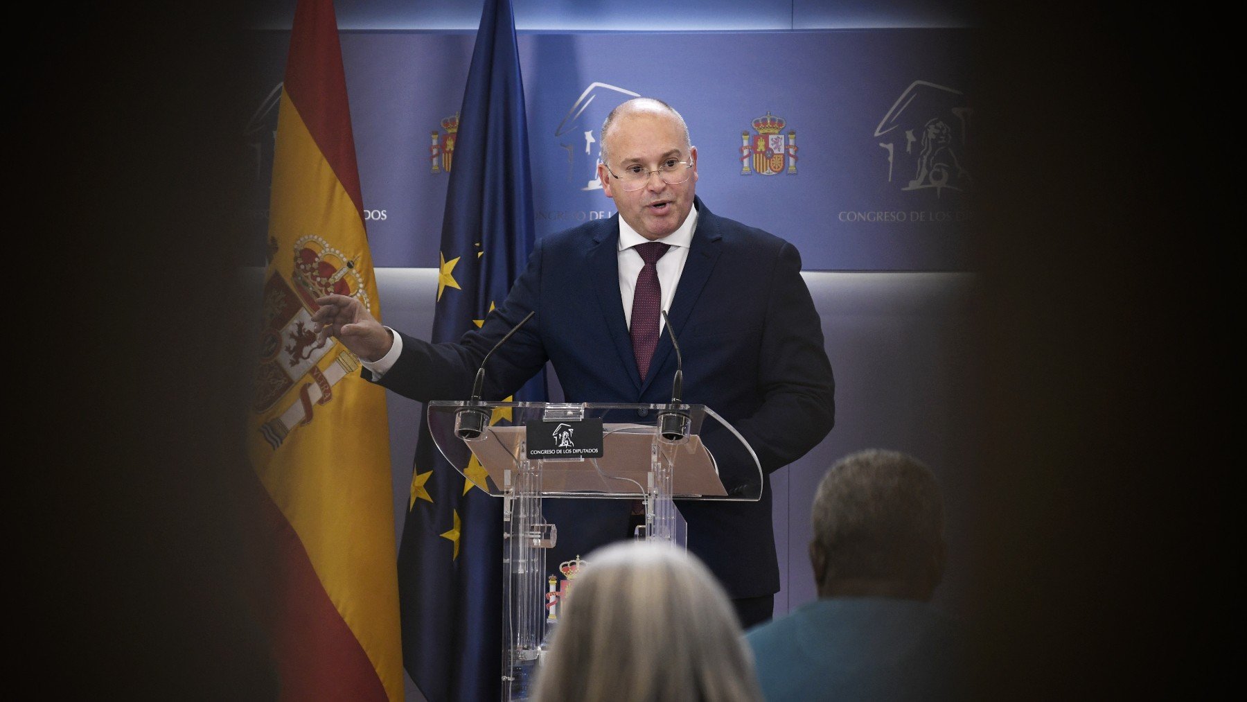 Tellado en rueda de prensa. (Foto: EP)