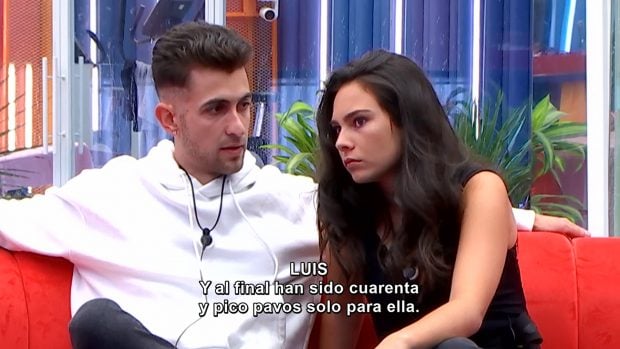 Luis y Nerea hablan de lo sucedido con Vanessa y el presupuesto semanal de Gran Hermano. (Mediaset)