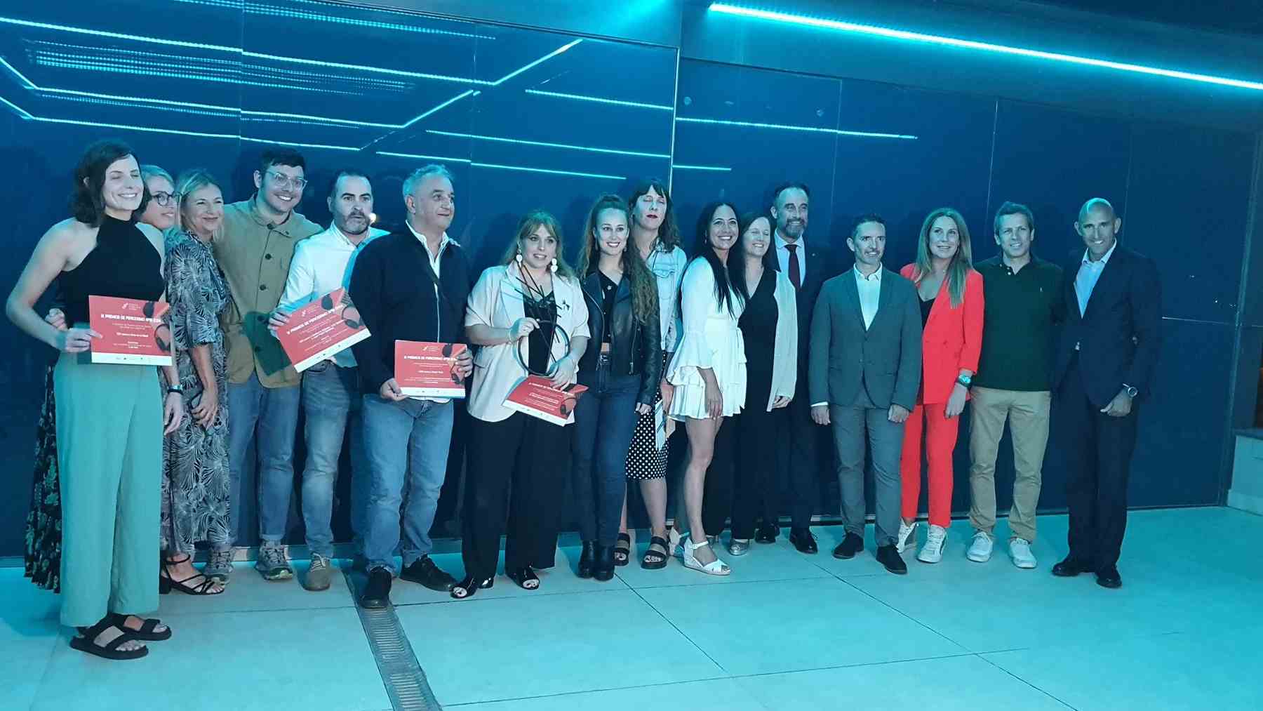 Los ganadores de los IX Premios de Periodismo de APIB.