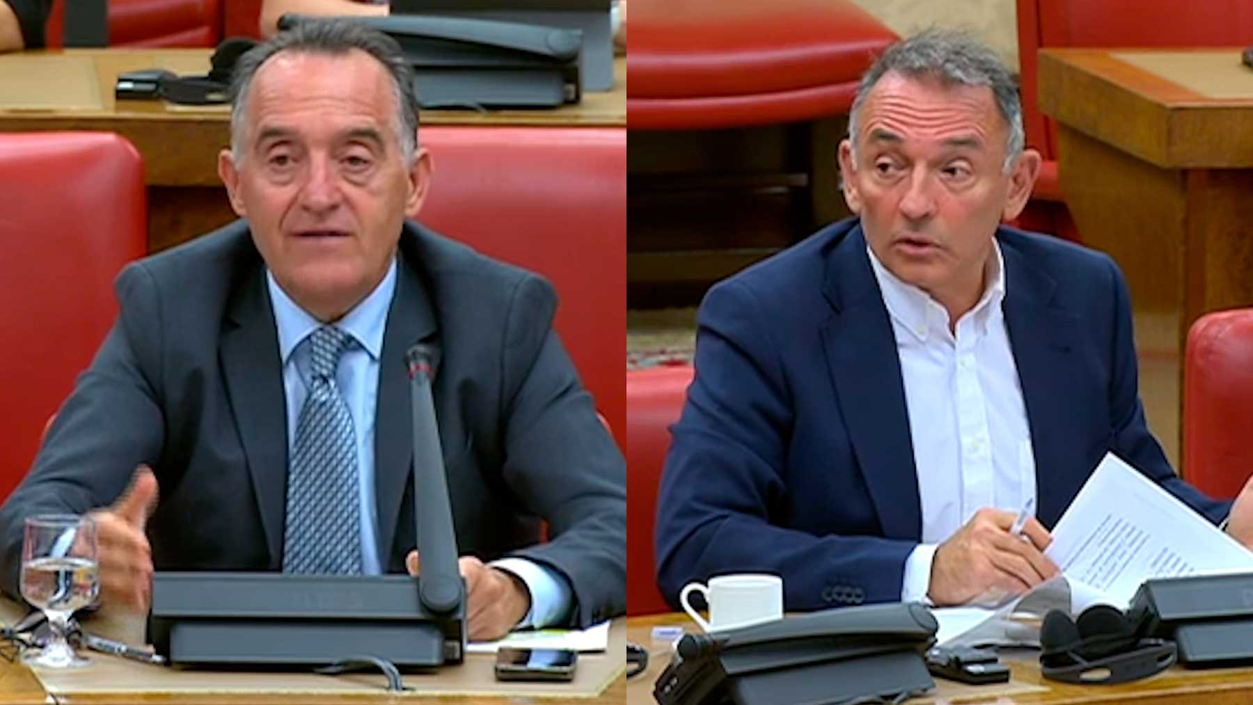 Artemi Rallo (PSOE) y Enrique de Santiago (Sumar)