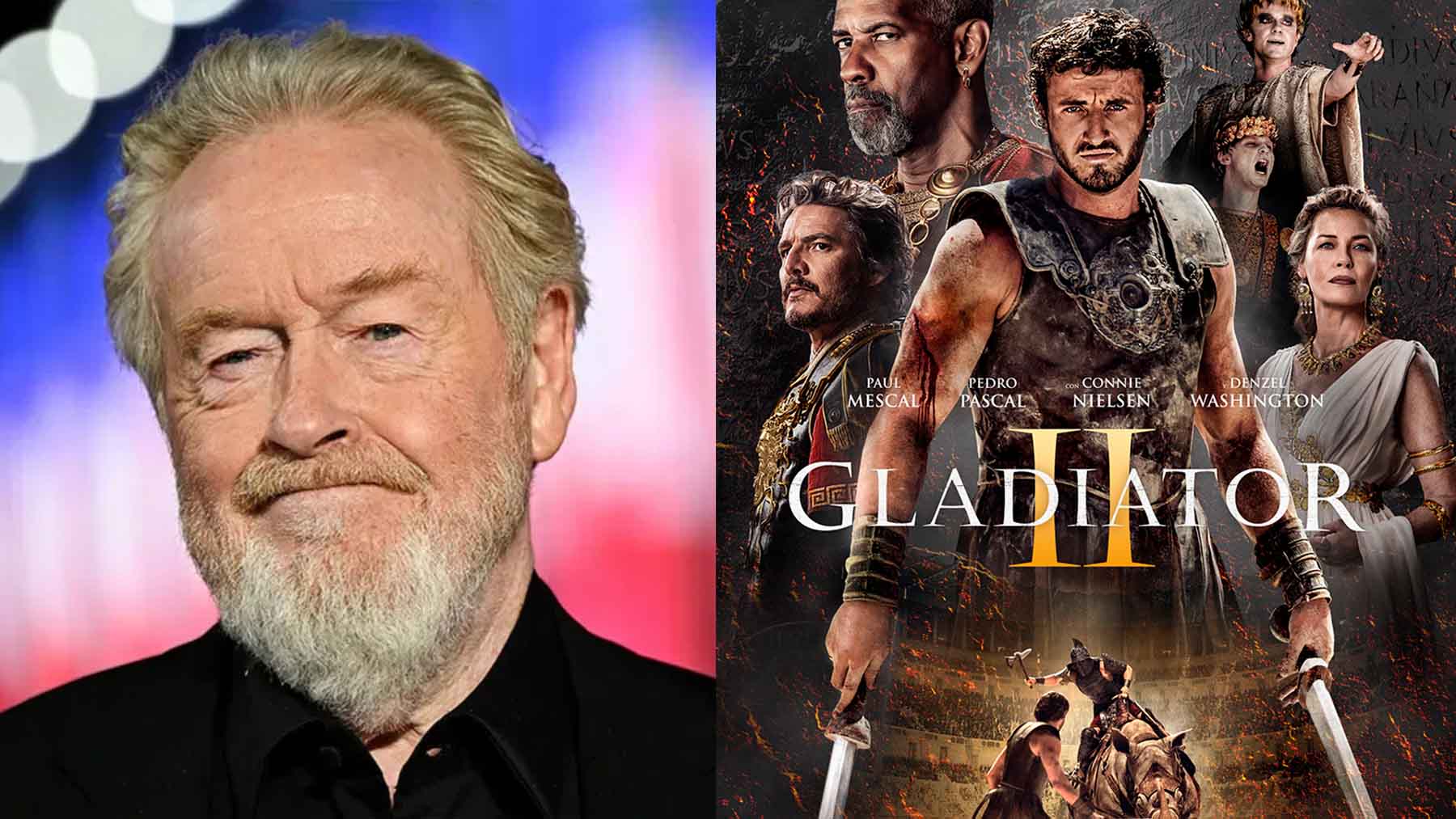 Ridley Scott vuelve a la Antigua Roma con ‘Gladiator II’.