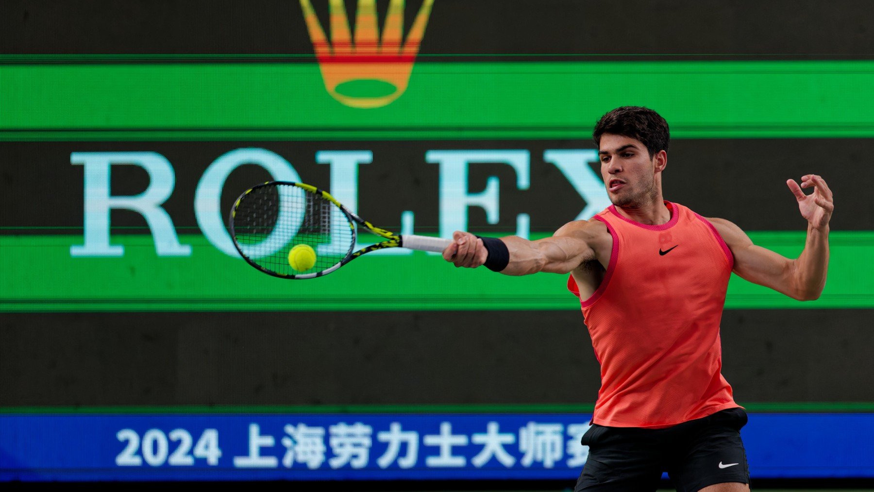 Carlos Alcaraz queda eliminado en Shanghái. (EFE)