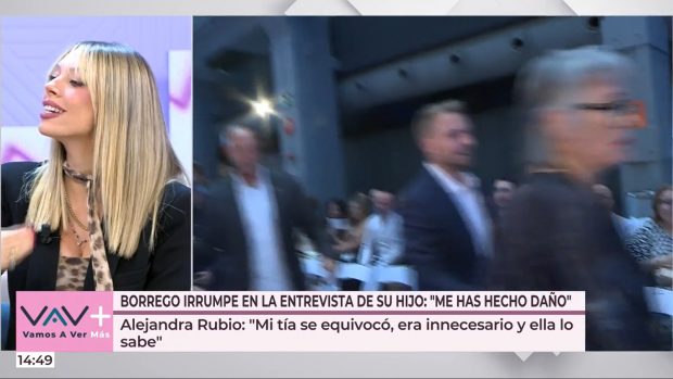 Alejandra Rubio opina sobre su primero José María en Vamos a ver (Mediaset).