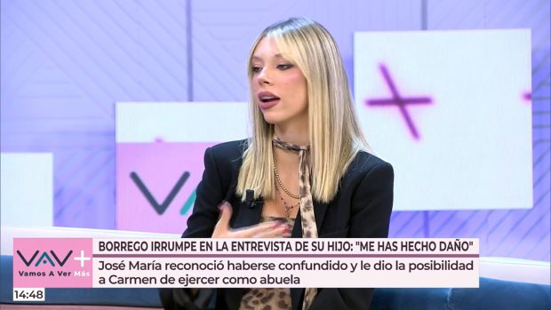 Alejandra Rubio deja claro lo que piensa sobre el conflicto entre Carmen Borrego y José María Almoguera (Mediaset).