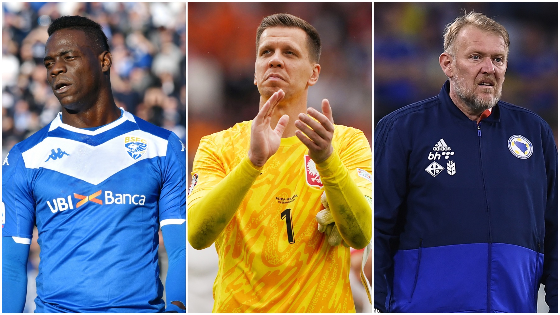 Balotelli, Szczesny y Prosinecki. (EP)