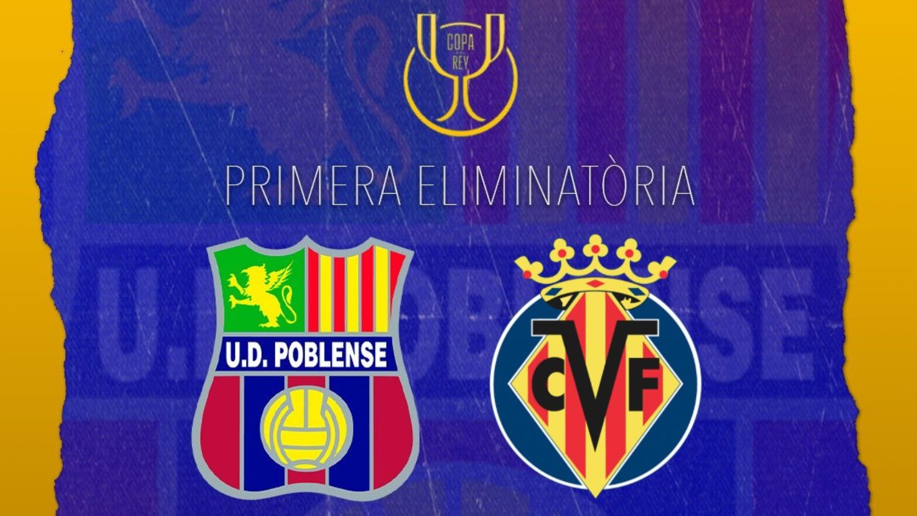 Cartel de la eliminatoria.