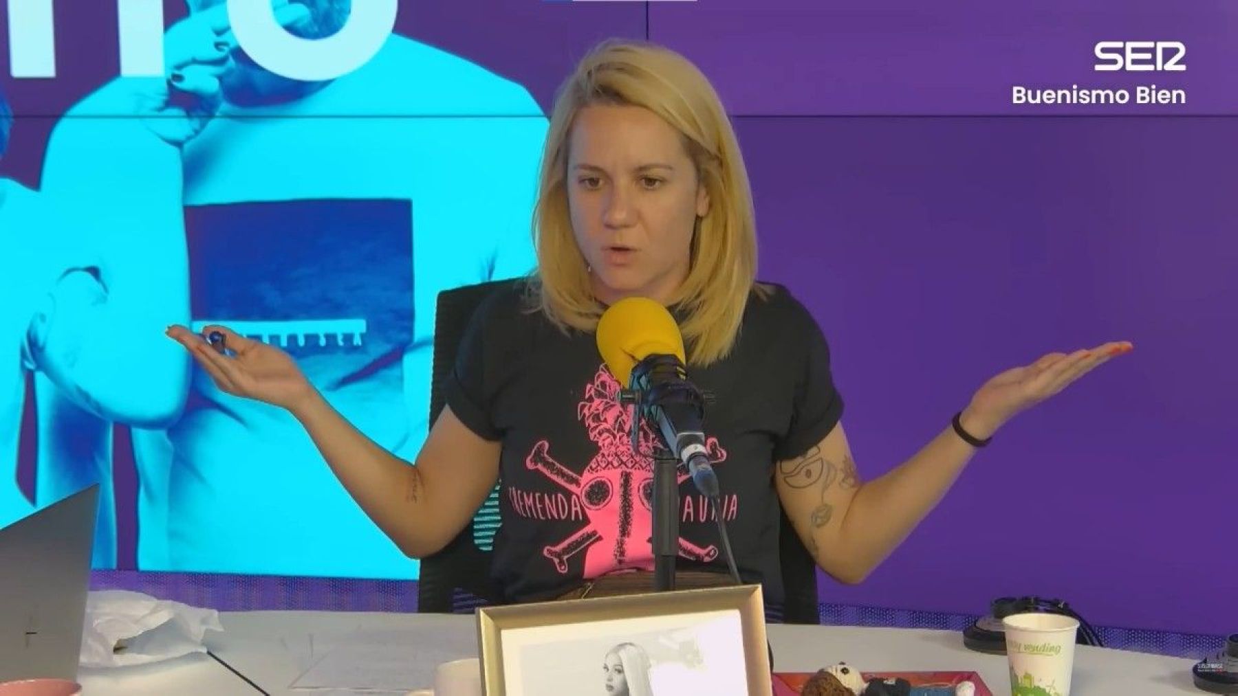 Henar Álvarez en el programa ‘Buenismo bien’ en la Cadena SER.