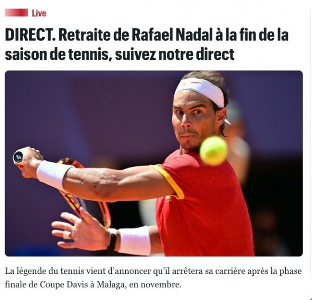 Rafa Nadal prensa mundial