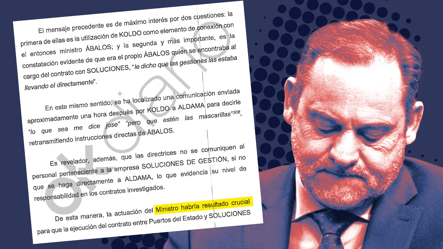 El informe de la UCO con su mención a Ábalos.