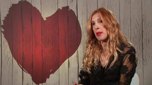 Rosalía, participante de 'First Dates'. (Mediaset)