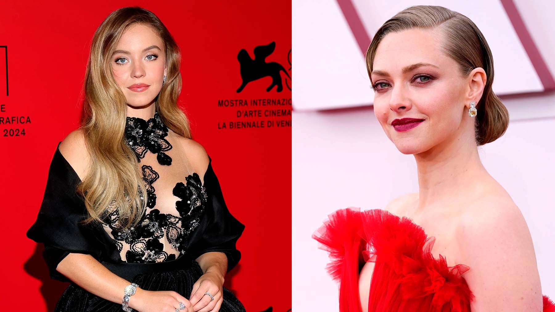 Sidney Sweeney y Amanda Seyfried.