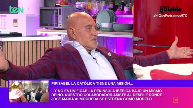 Kiko Matamoros en 'Ni que fuéramos Shhh'. (TEN)