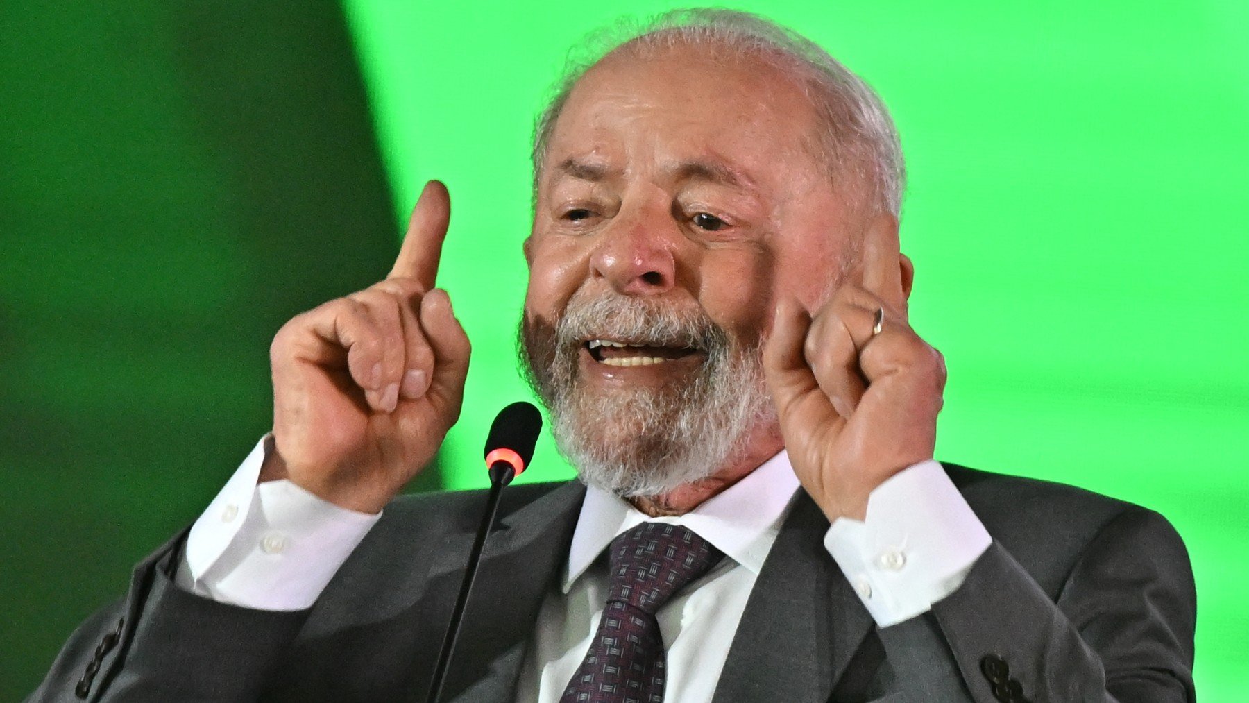 Lula da Silva, presidente de Brasil, durante un acto. (EFE)