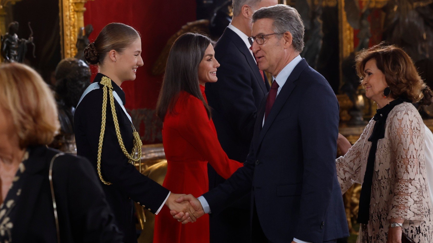 Alberto Núñez Feijóo en el Palacio Real. (Foto: Efe)