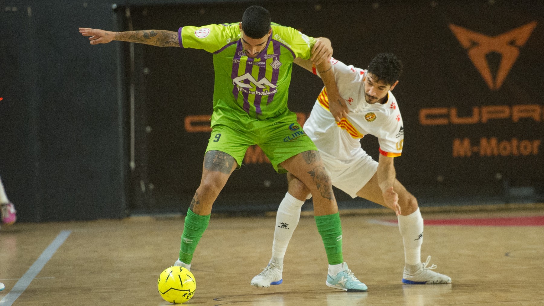 Bruno Gomes, durante el partido.