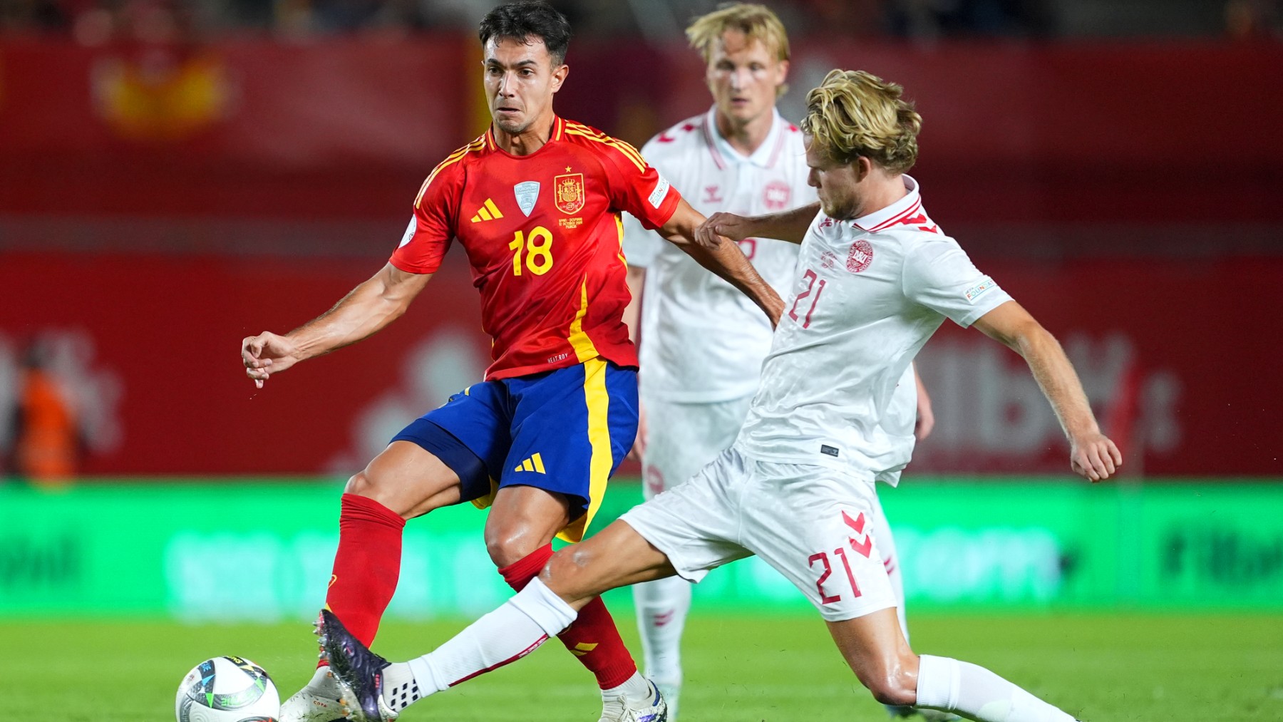 España – Dinamarca en directo hoy: dónde ver a la selección española de fútbol en vivo online gratis. (Getty)