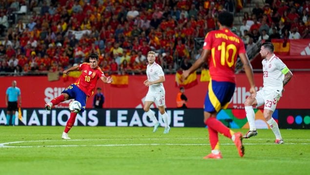 Zubimendi, clasificación Liga Naciones España