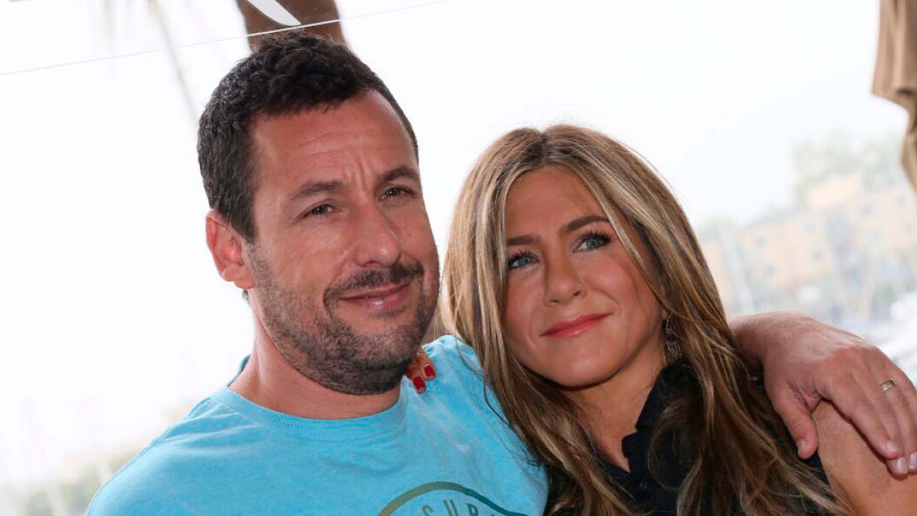 Adam Sandler y Jennifer Aniston (Getty Images).