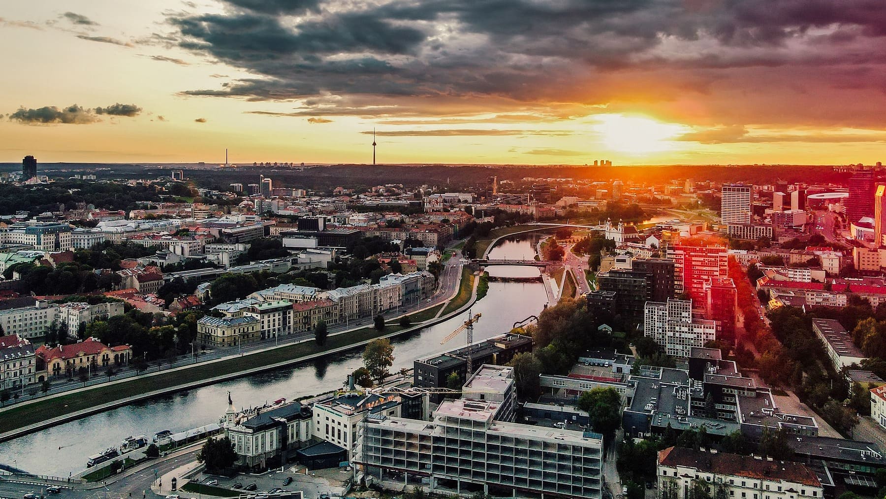 Atardecer en Lituania