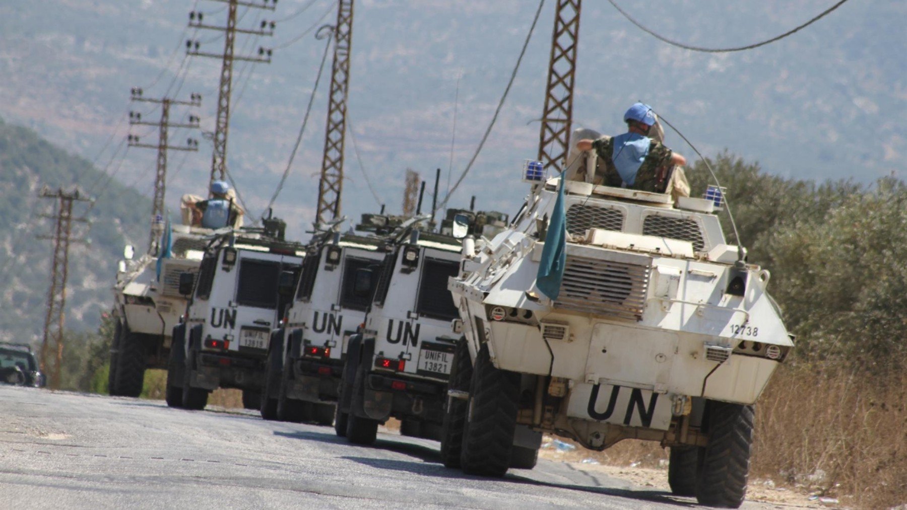 Un convoy de la FINUL en Líbano. (Foto: Ep)