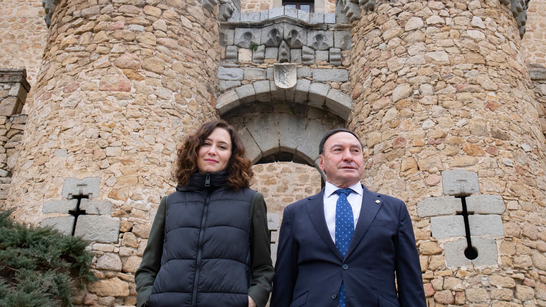 Isabel Díaz Ayuso y Carlos Martín. (Foto: EP)