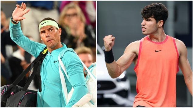 Rafa Nadal, Carlos Alcaraz, Nadal Six Kings Slam, Alcaraz Six Kings Slam