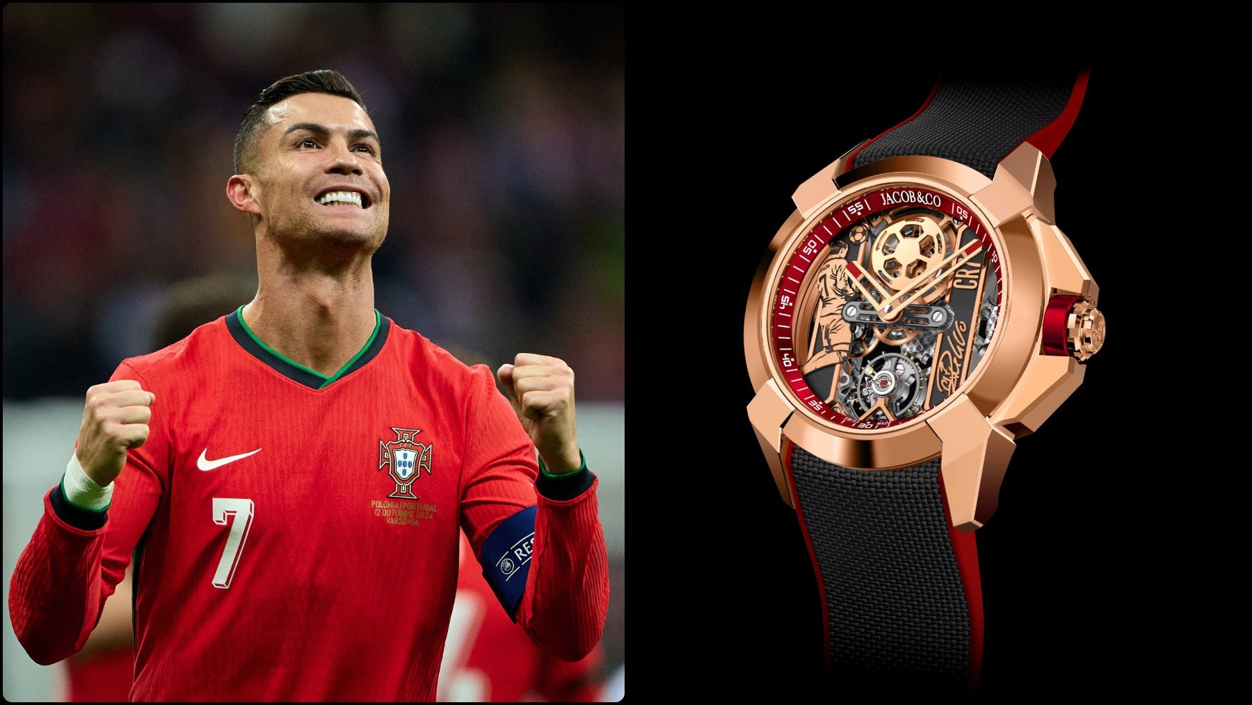 Así es el reloj edición limitada de Cristiano Ronaldo con Jacob & Co.