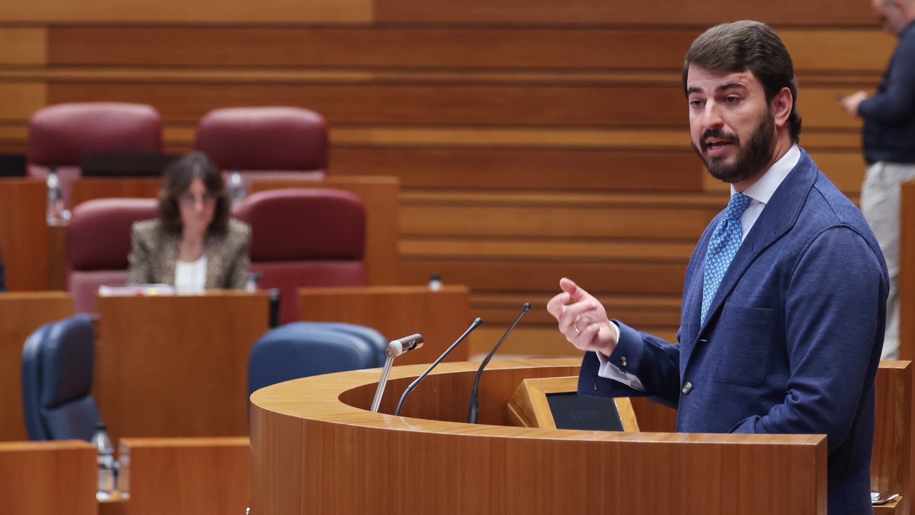 El portavoz de Vox en las cortes de Castilla y León, Juan García-Gallardo. (EP)