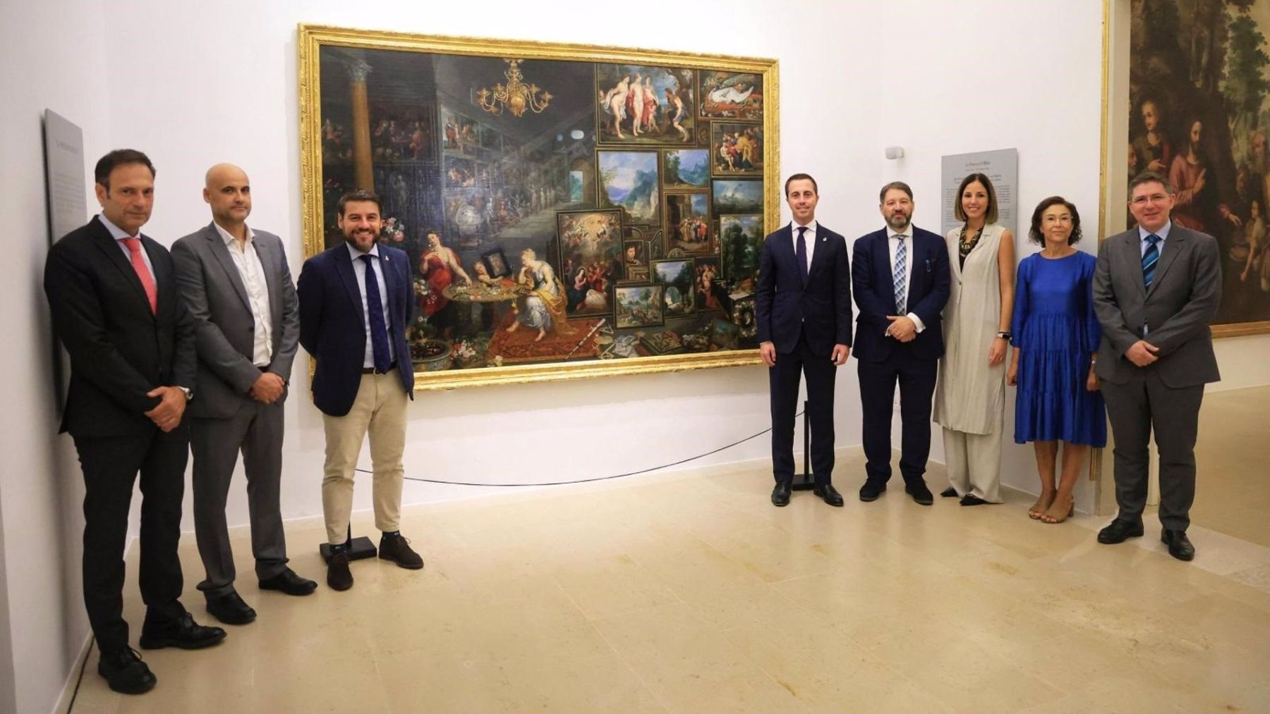 Presentación de la exposición del cuadro barroco ‘La Vista y el Olfato’.