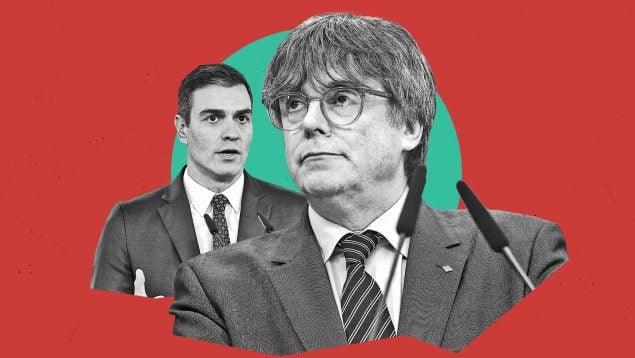 Pedro Sánchez, Carles Puigdemont.