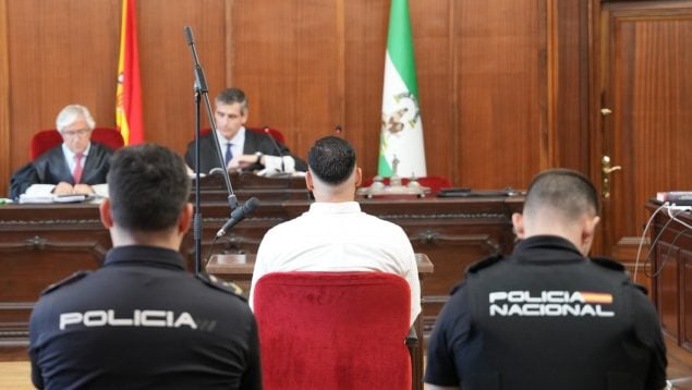 El colombiano que asesinó a un hombre en Sevilla, en el juicio.