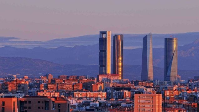 Atardecer en Madrid