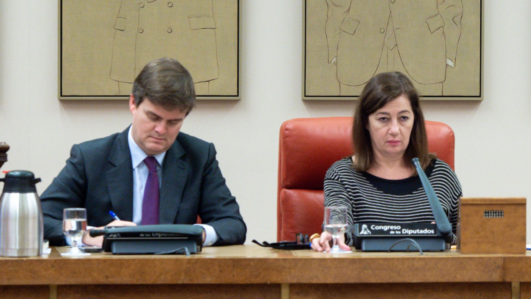 Fernando Galindo y Francina Armengol. (Foto: EP)