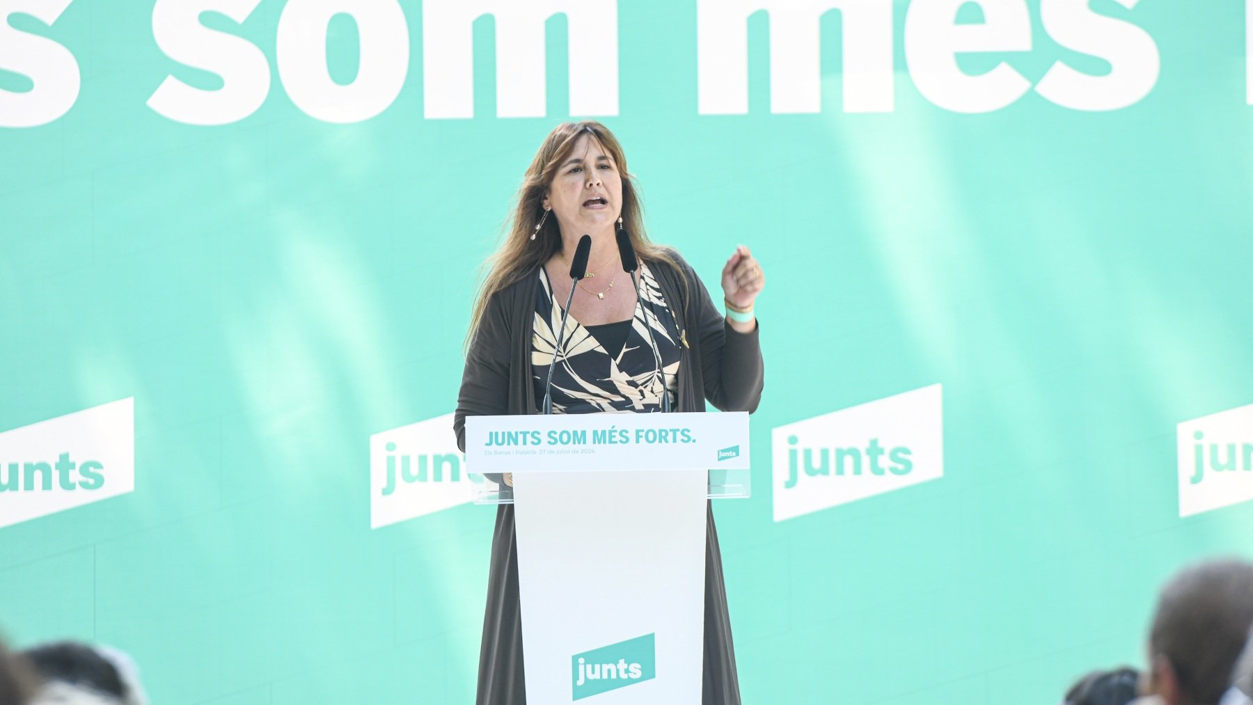 La presidenta de Junts, Laura Borràs. (Foto: EP)