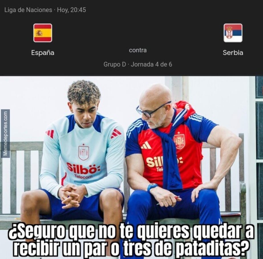 memes España Serbia