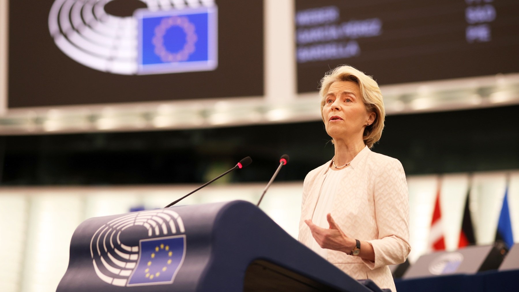 La presidenta de la Comisión Europea, Ursula Von der Leyen. (Foto: EP).