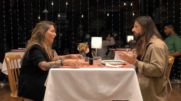 Elisabet y Kai en First Dates. (Mediaset)