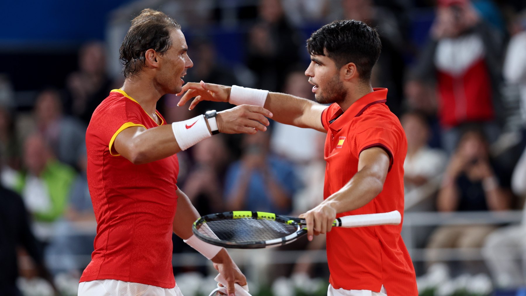 Rafa Nadal y Carlos Alcaraz