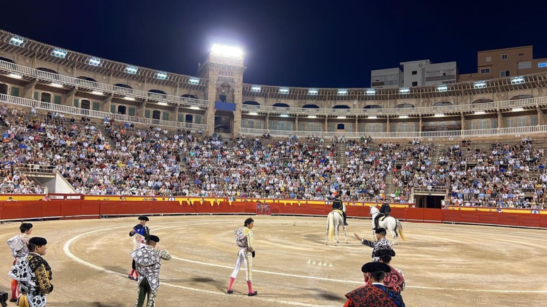 Un festival taurino en la Plaza de Toros de Palma.