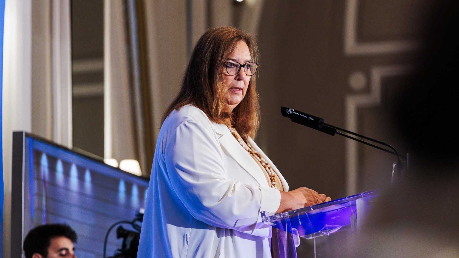 La presidenta de la Asociación Víctimas del Terrorismo (AVT), Maite Araluce. (Foto: EP)