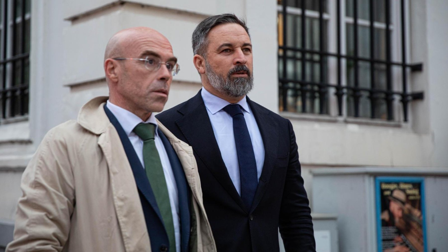 Jorge Buxadé y Santiago Abascal.